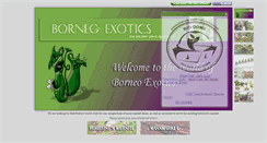Desktop Screenshot of borneoexotics.com