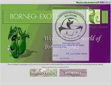 Tablet Screenshot of borneoexotics.com